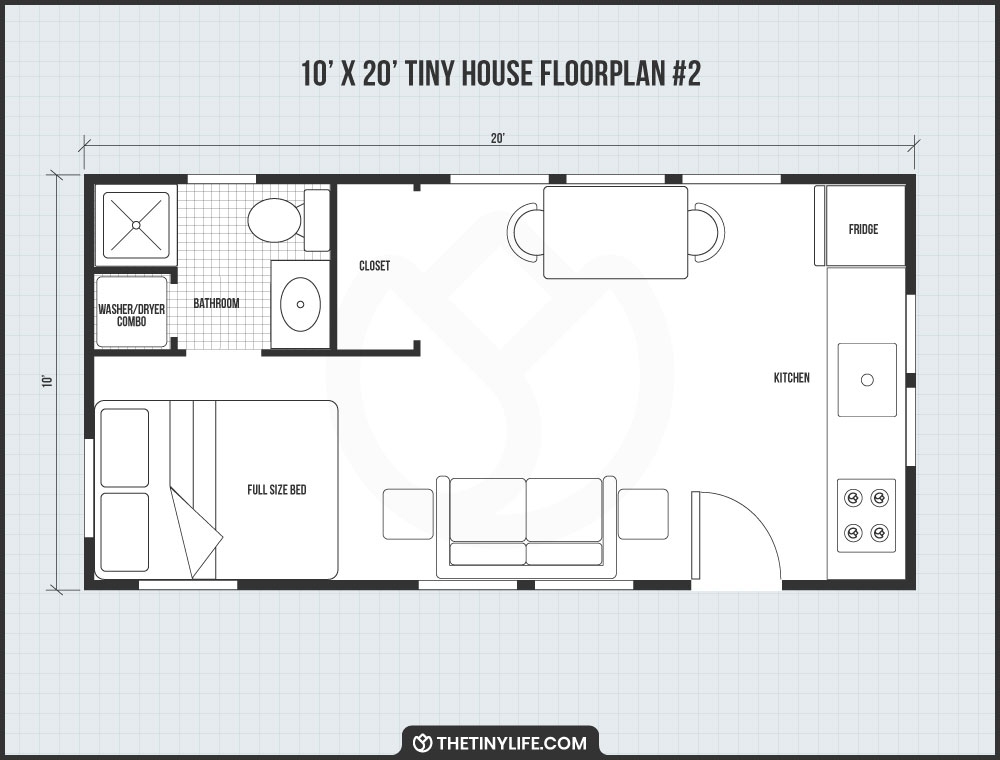 10 X 20 Tiny Home Designs Floorplans Costs And Inspiration The Tiny