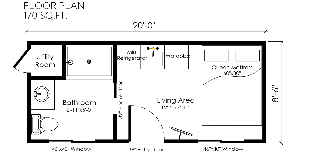 10 X 20 Tiny House Floor Plans Viewfloor co