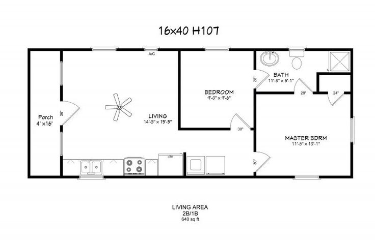 11 Best 16 x40 Cabin Floor Plans Images On Pinterest Small Homes 