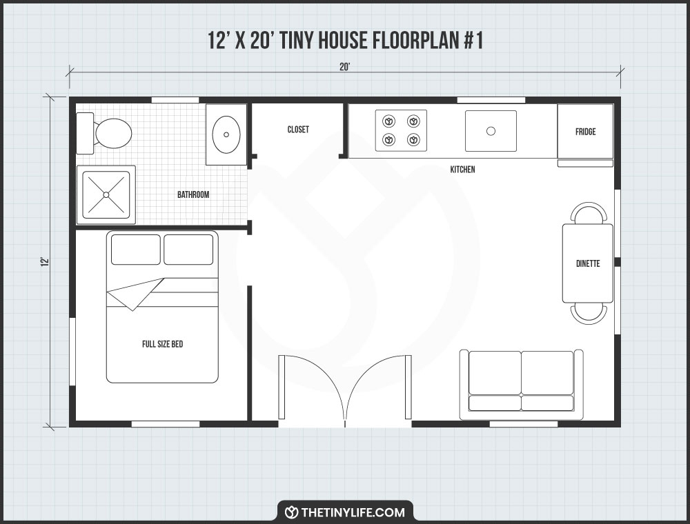 12 X 20 Tiny Home Designs Floorplans Costs And More The Tiny Life