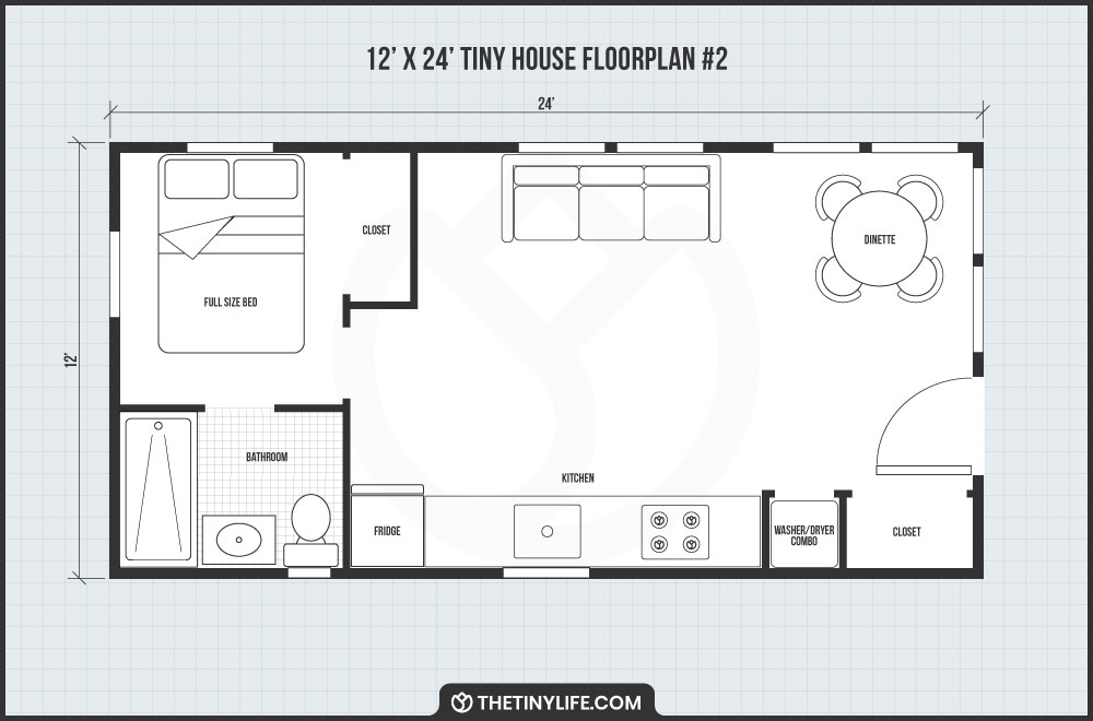 12 X 24 Tiny Home Designs Floorplans Costs And More The Tiny Life