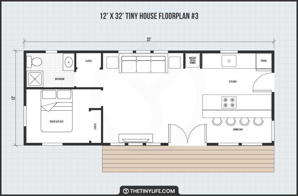12 X 32 Tiny Home Designs Floorplans Costs And More The Tiny Life