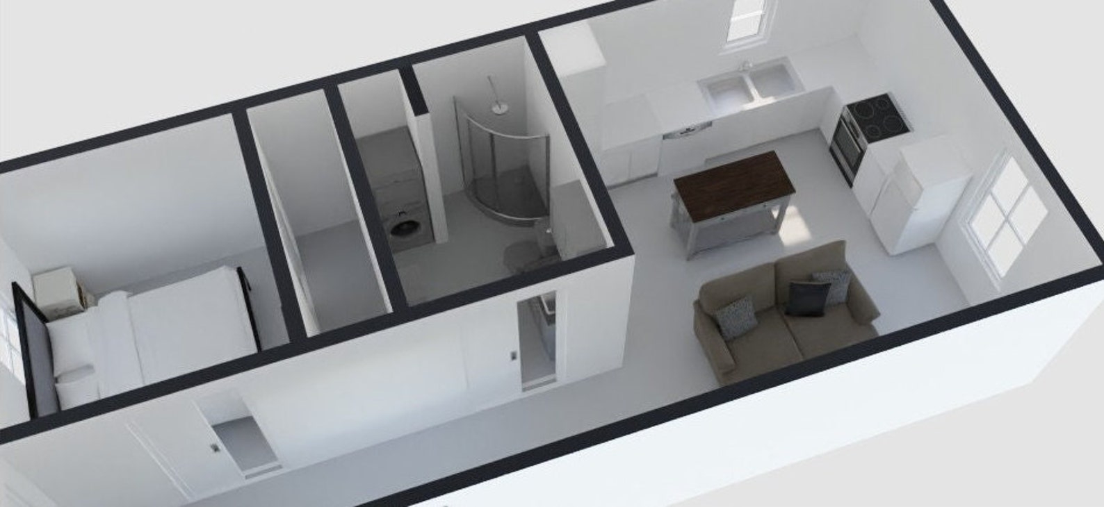 14X32 Tiny Home Floor Plan Floor Plan Only Etsy