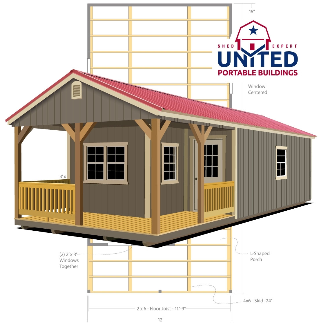14X40 Shed House Floor Plans Old Hickory Sheds Of Idaho Barns Cabins
