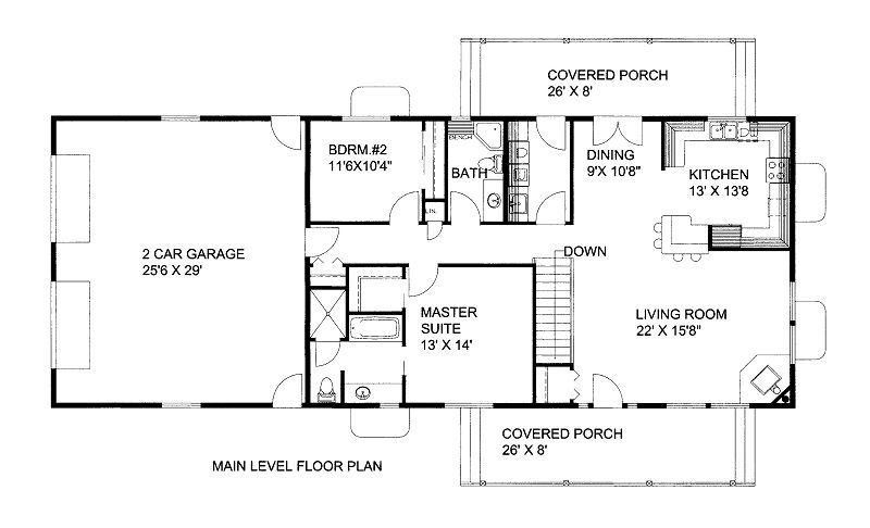 1500 sqaure feet 2 bedrooms 2 bathrooms 2 garage spaces 76 width 30