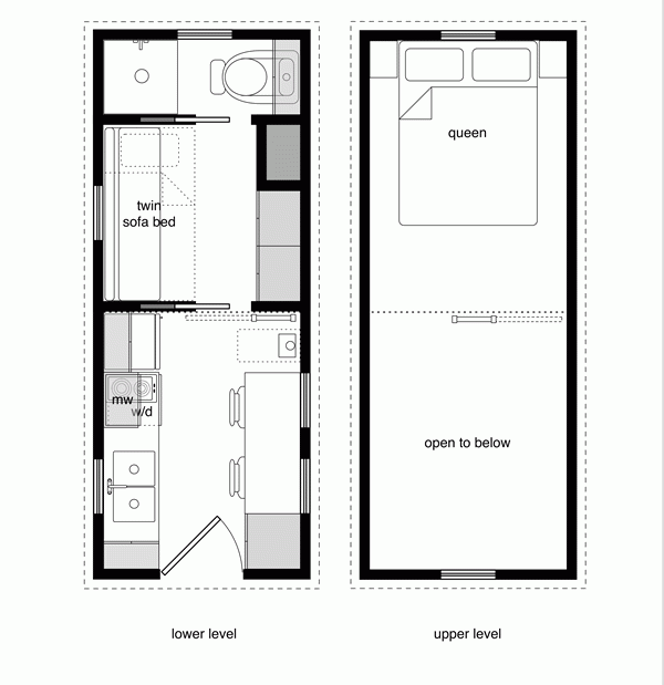 16 Free Tiny House Plans 8 X 20