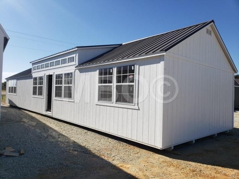 16X60 UTILITY CABIN Lofted Barn Cabin Shed To Tiny House Portable