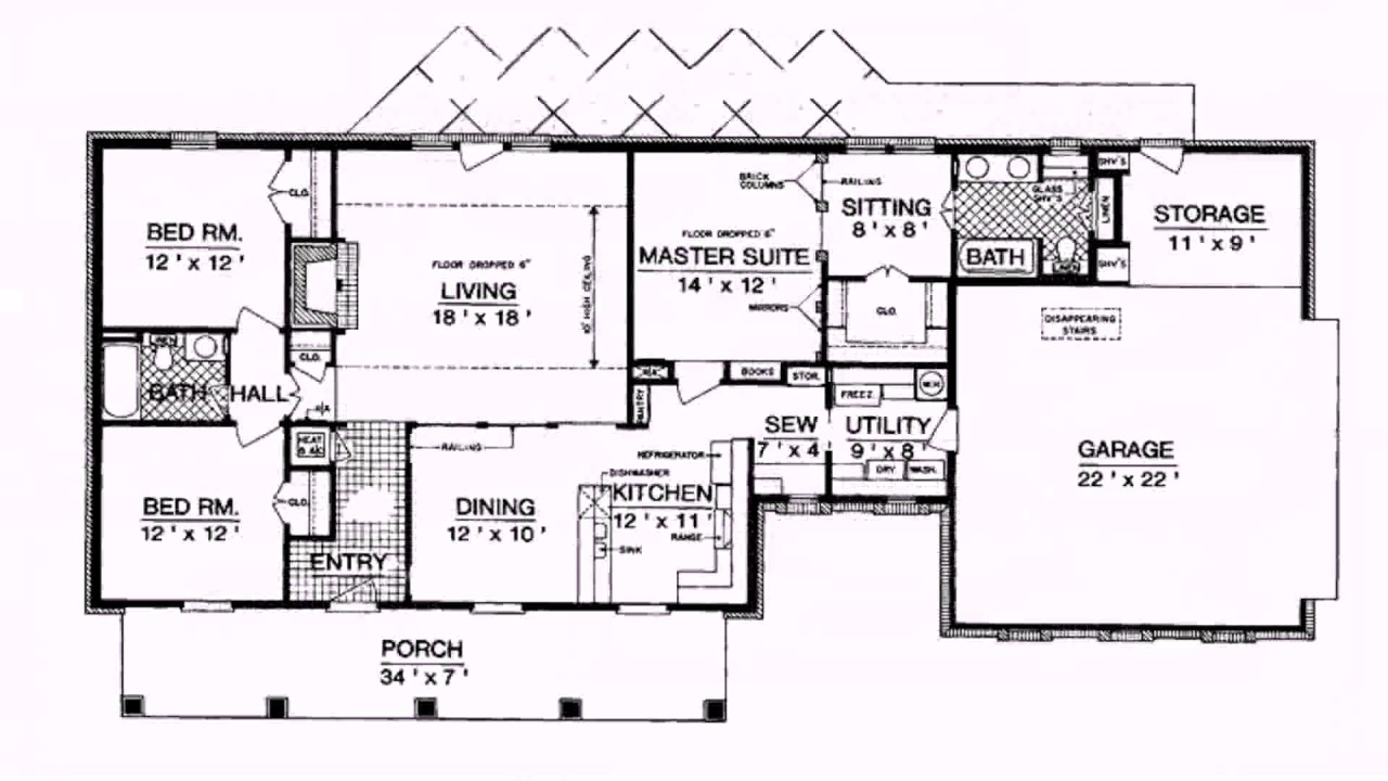 1800 Sq Ft Ranch Open Floor Plans Floorplans click