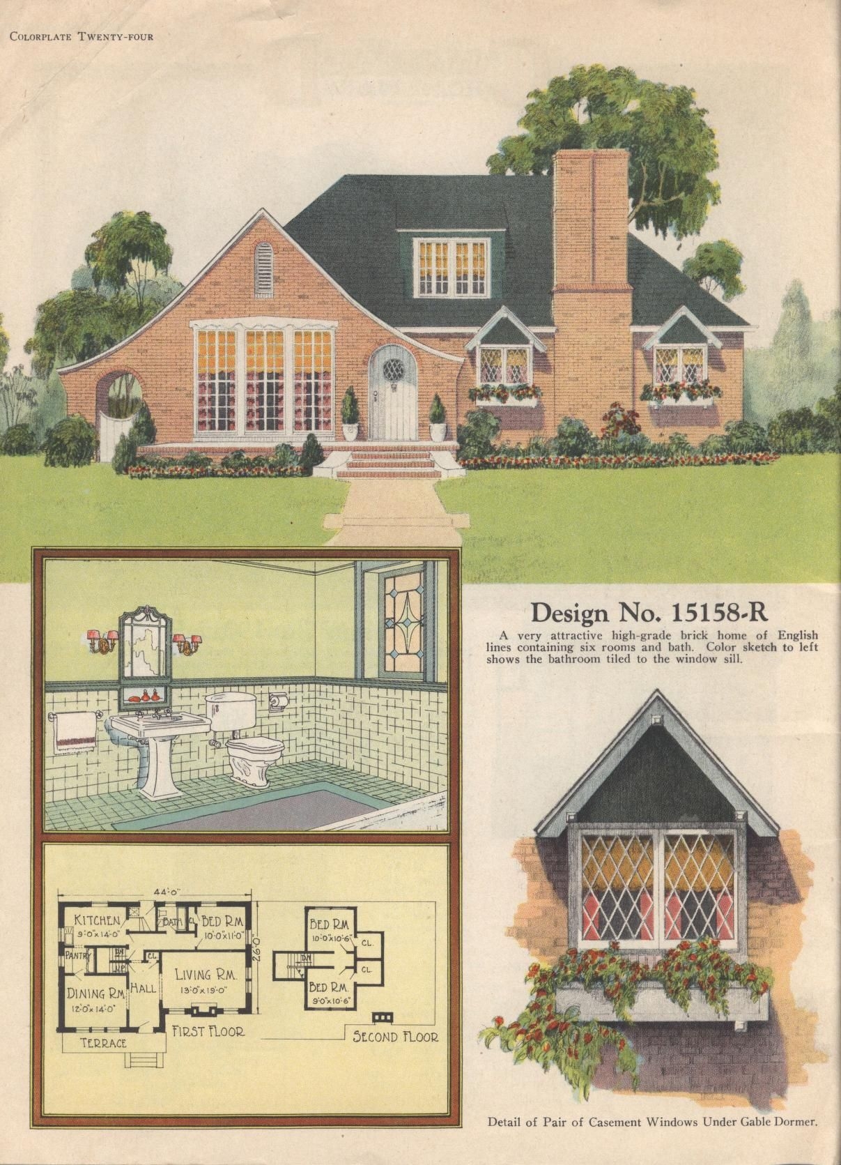 1920s Tudor House Plans