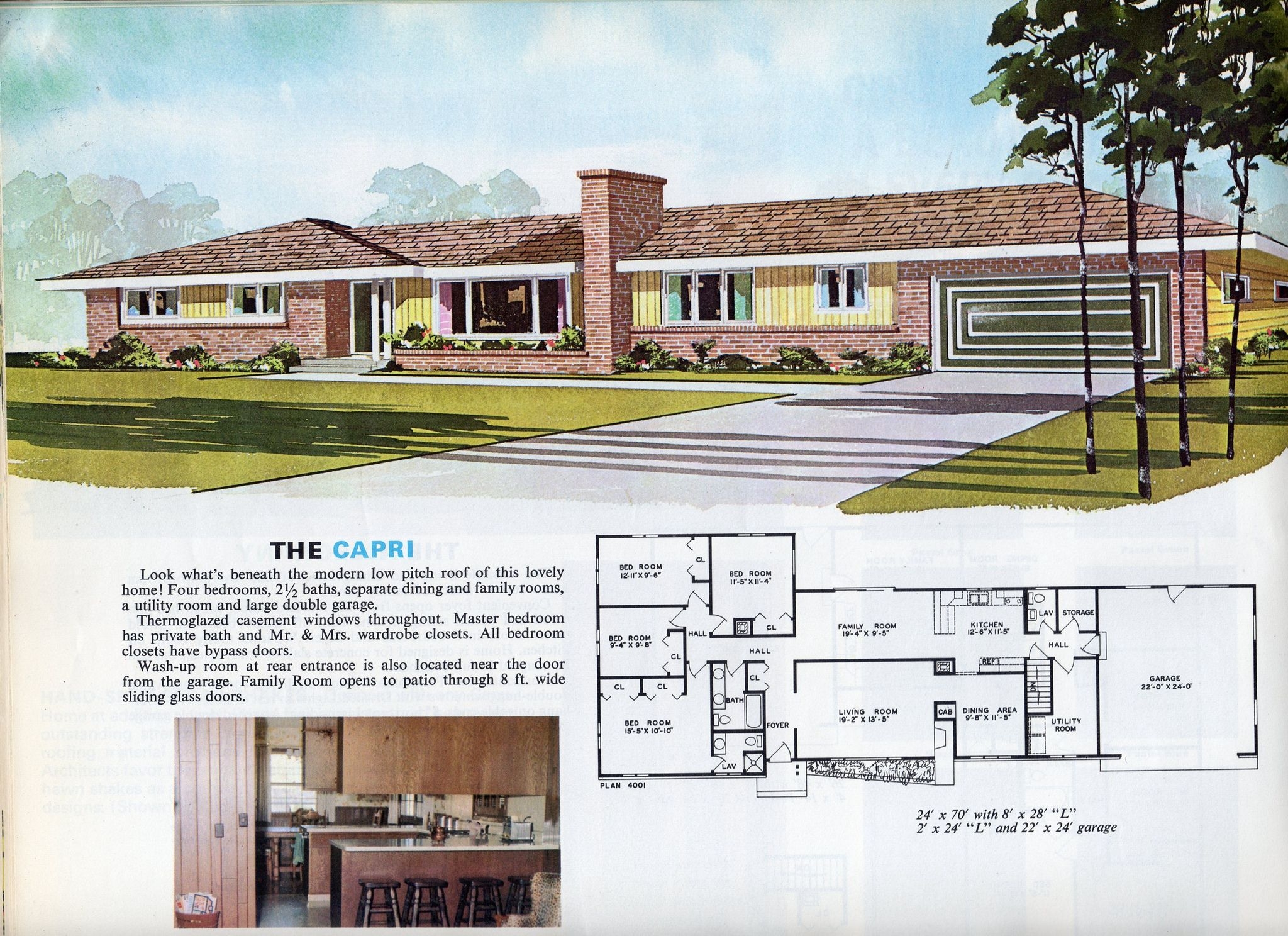 1970 S Ranch Floor Plans Floorplans click