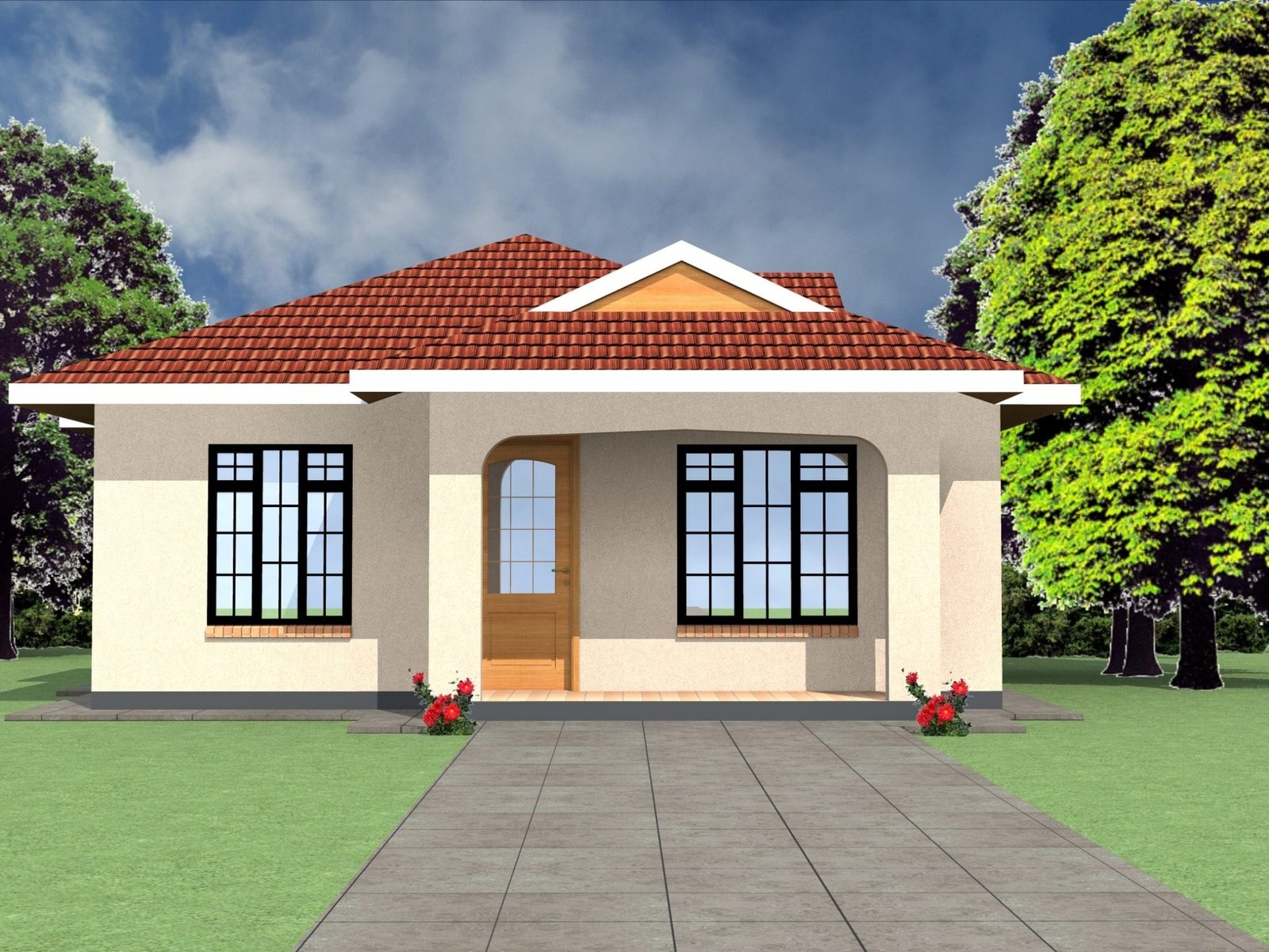 2 Bedroom House Plans Open Floor Plan HPD Consult