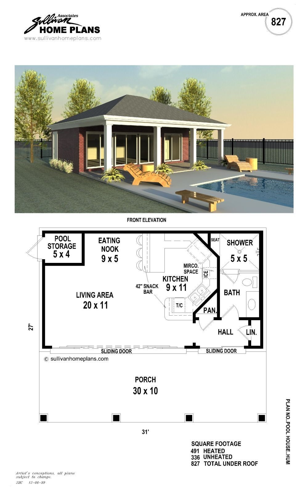 2 Bedroom Pool House Plans The Perfect Combination For Your Home
