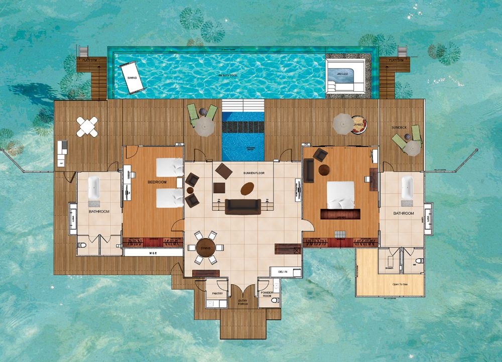2 Bedroom Pool House Plans The Perfect Combination For Your Home