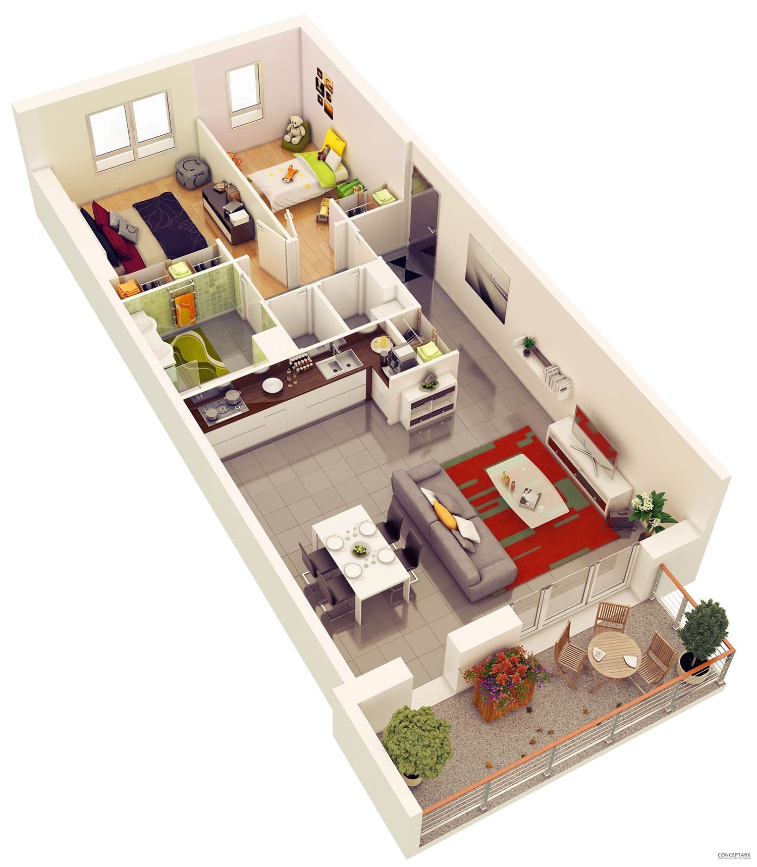 2 Bedroom Tiny Home Floor Plans Floorplans click