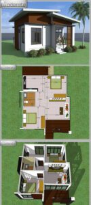 2 Bedroom Tiny House Plan - houseplans.weloveprintables