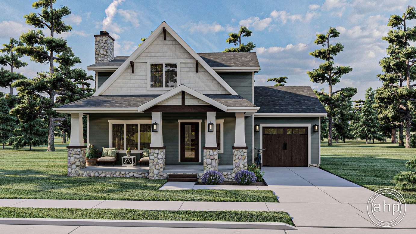 2 Story Cottage Style House Plan Robinson