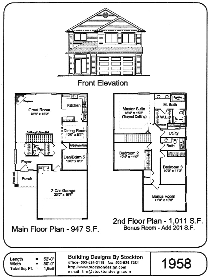 2 Story Small House Floor Plans Viewfloor co