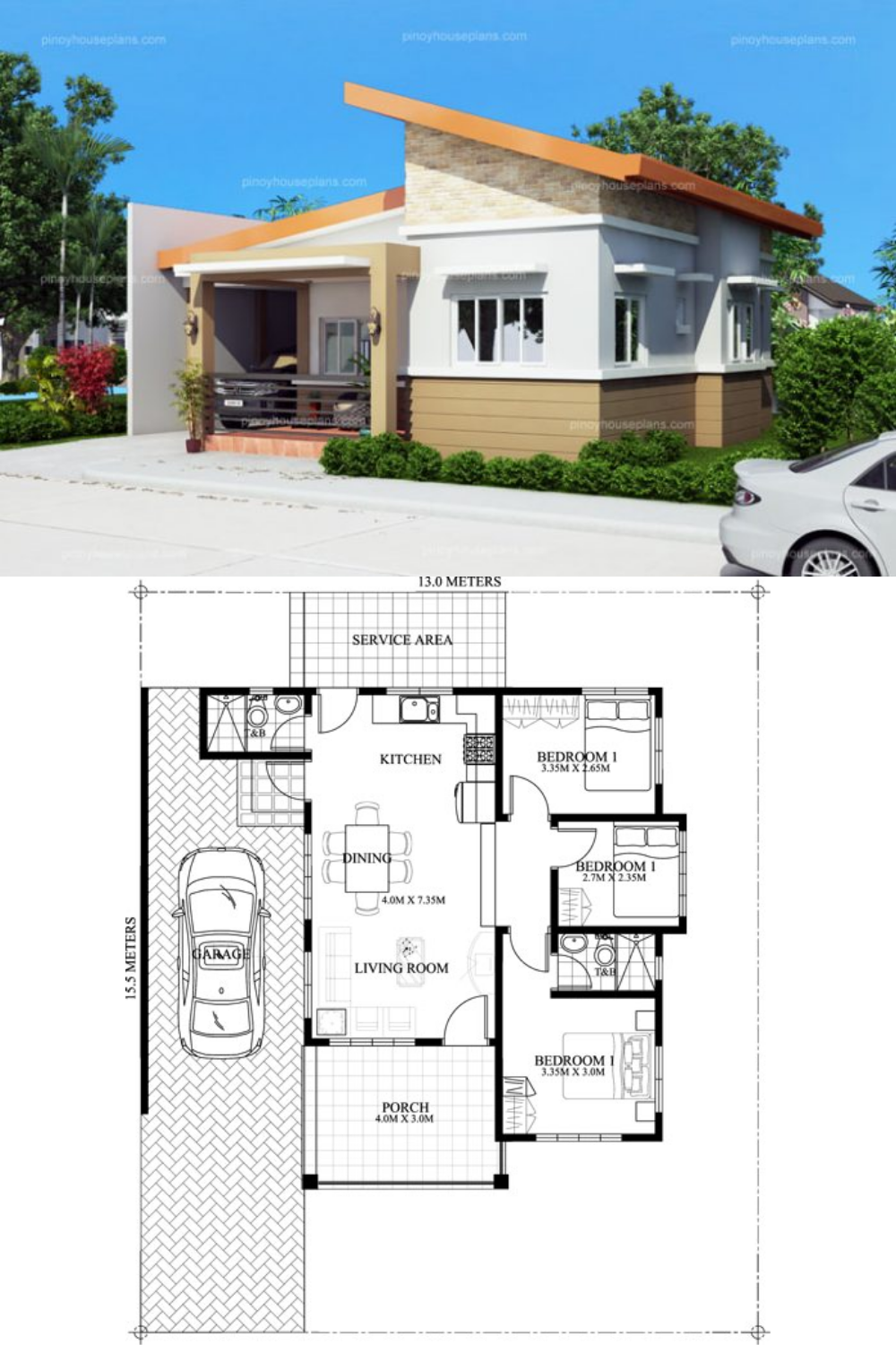 20 Affordable Two Bedroom House Plans Ideas SWEETYHOMEE