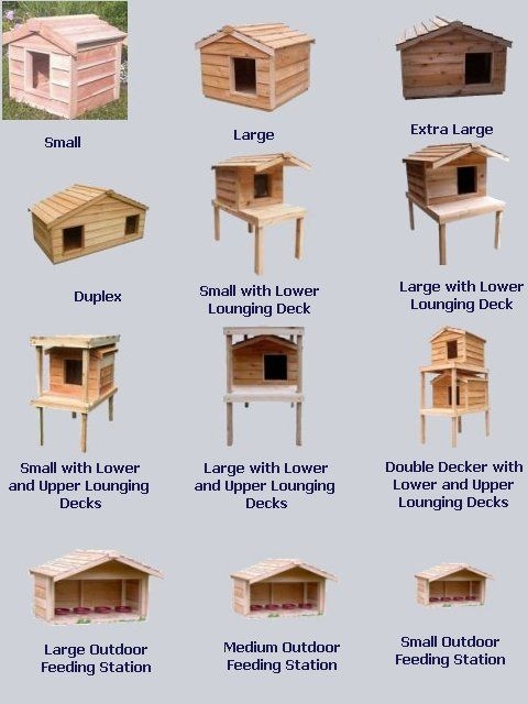 20 Outdoor Cat House Plans HOMYHOMEE
