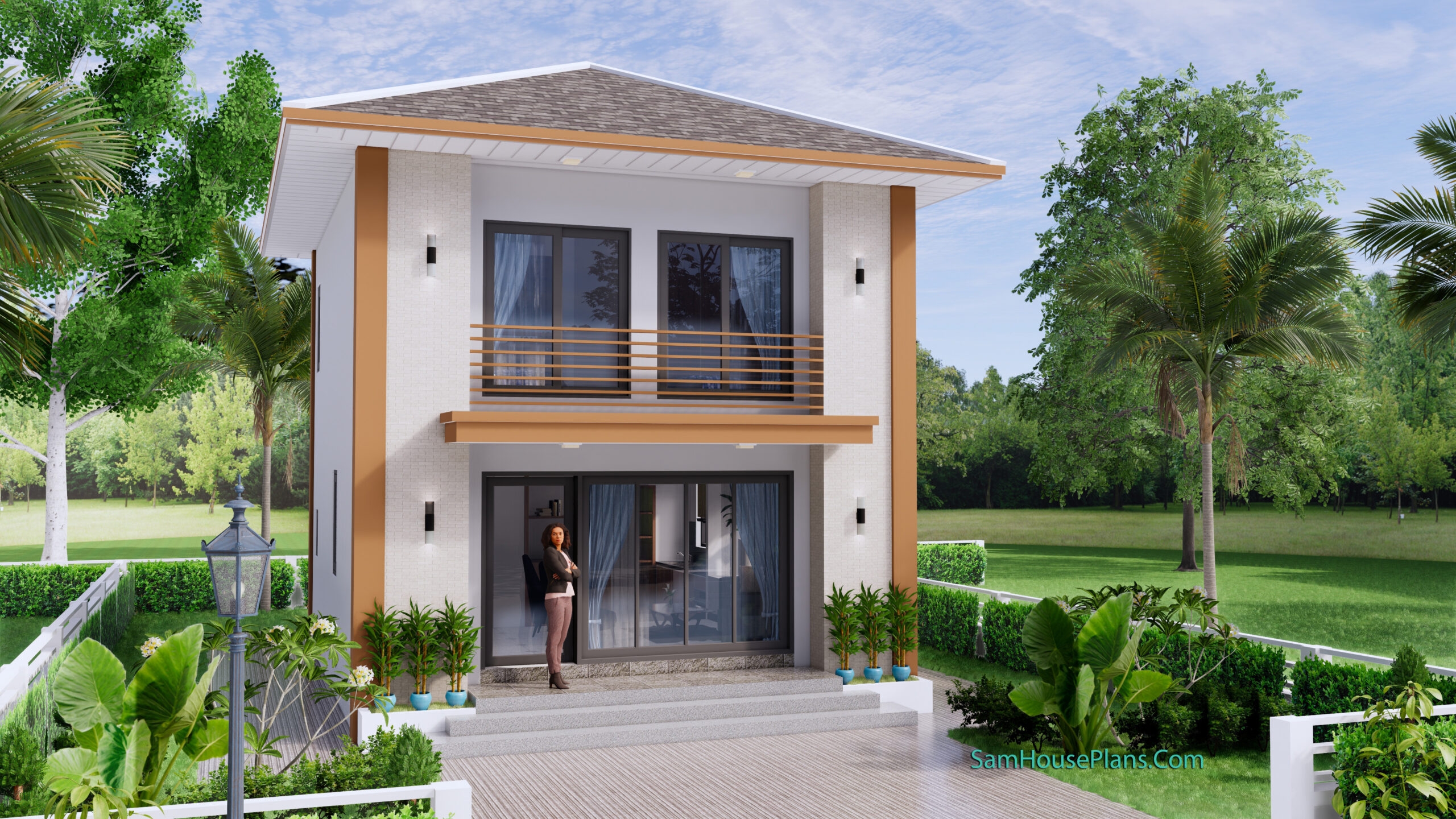 20x24 House Design Plan 6x7 5 Meter PDF Full Plans SamHousePlans