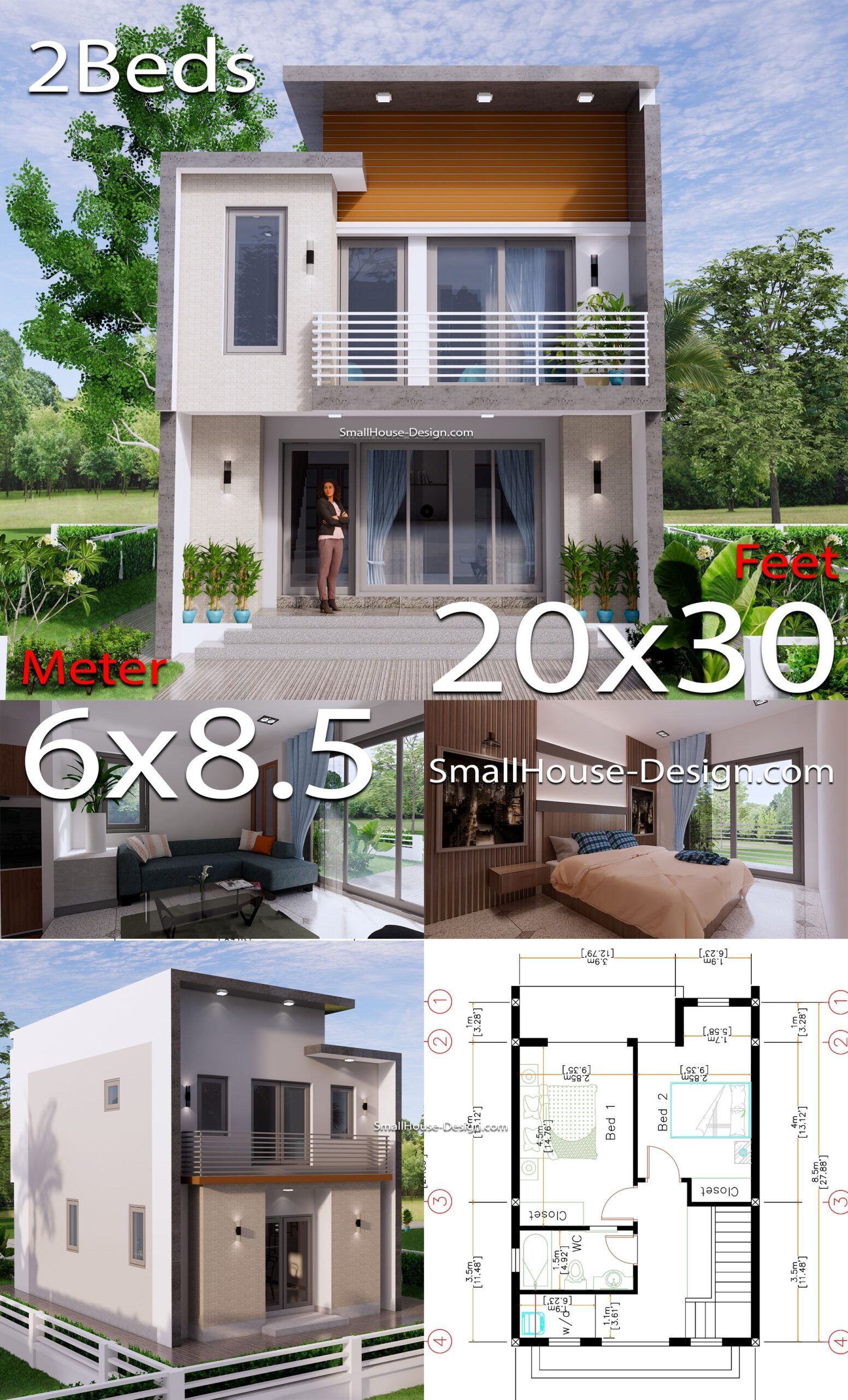 20x30 Two Story House Plans Homeplan cloud