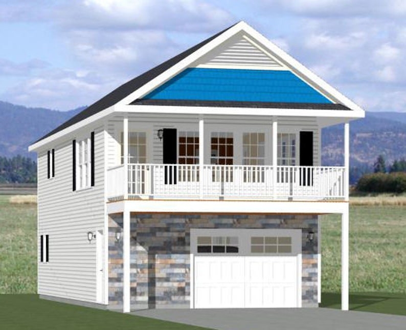 20x40 House 1 Bedroom 1 5 Bath 1 053 Sq Ft PDF Floor Plan Instant