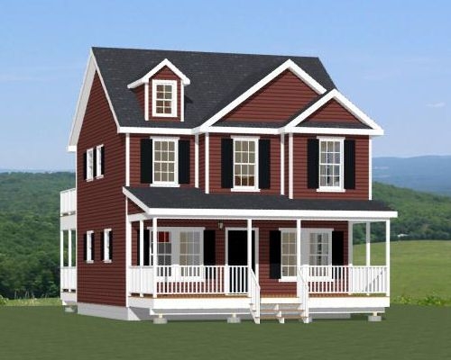 24X24 Two Story House Plans