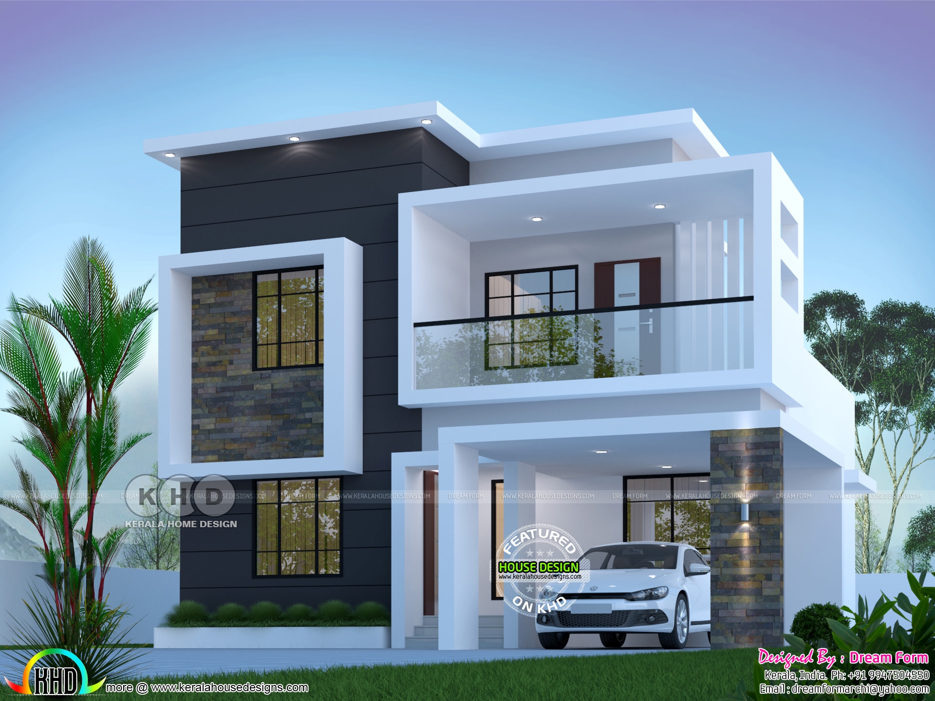 3 Bedroom 1800 Sq ft Modern Home Design Kerala Home Design And Floor 