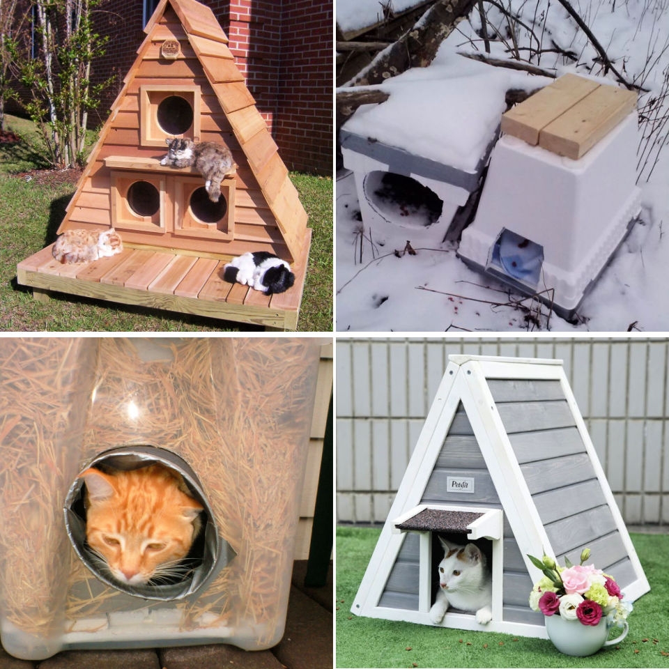 30 Free DIY Outdoor Cat House Plans How To Build 