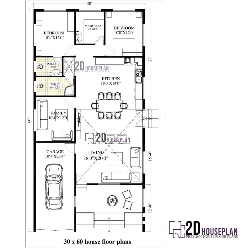 30 X 60 House Floor Plans Best Floor Plans With Loft