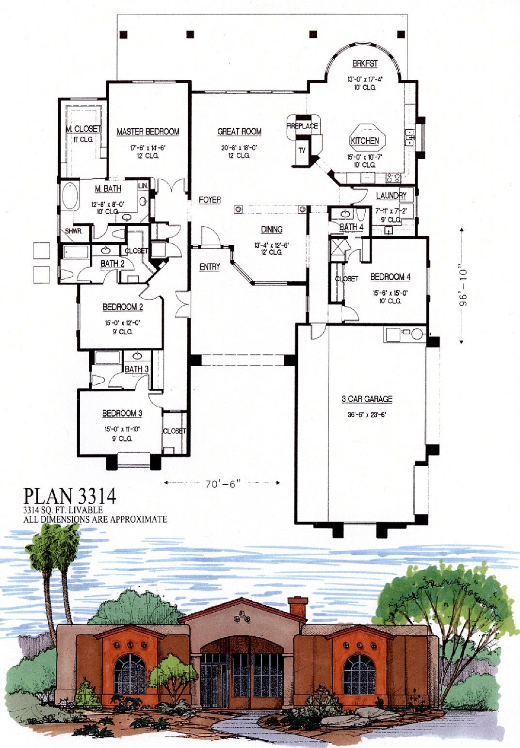 3000 Sq Ft Ranch Floor Plans Floorplans click