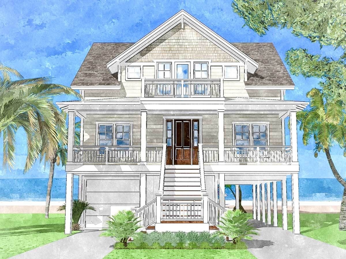 34 Best Coastal House Plans On Pilings Real Home Plans