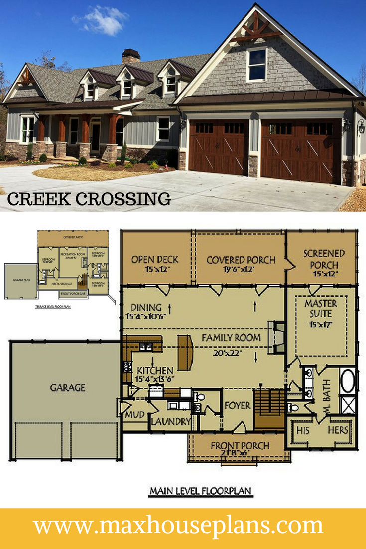 4 Bedroom Floor Plan Ranch House Plan By Max Fulbright Designs