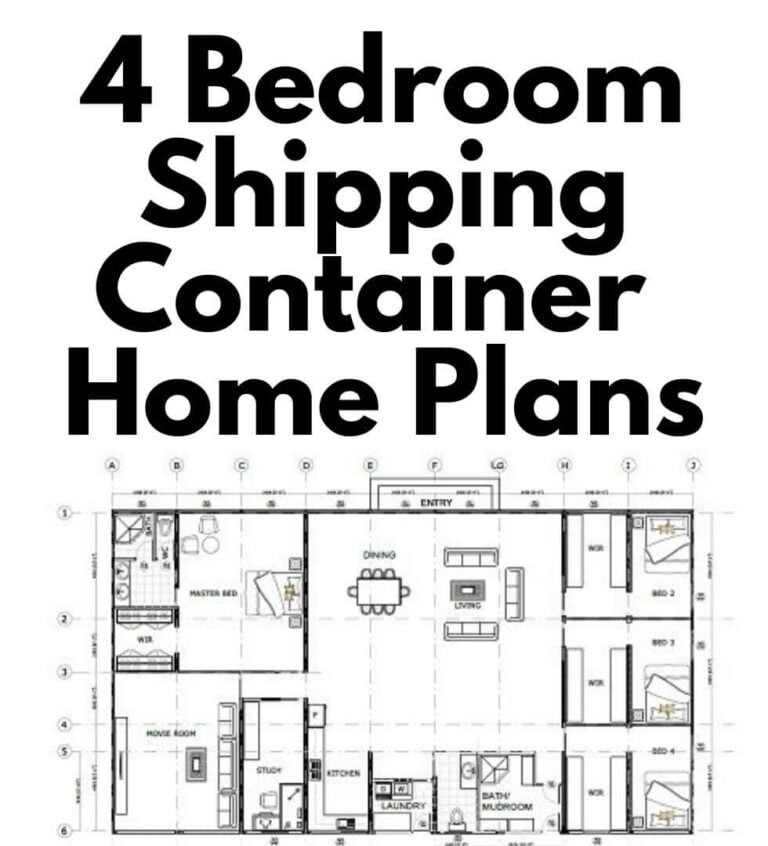 4 Bedroom Shipping Container Home Plans ValidHouse