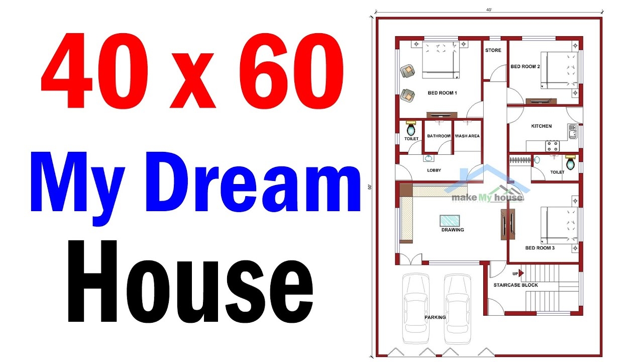 40 X 60 House Plan Best For Plan In 60 X 40 2BHK Ground Floor YouTube