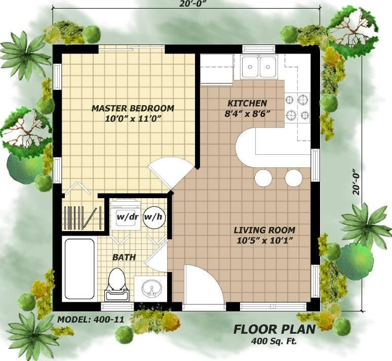 400 Sq Ft House Plans Minimal Homes