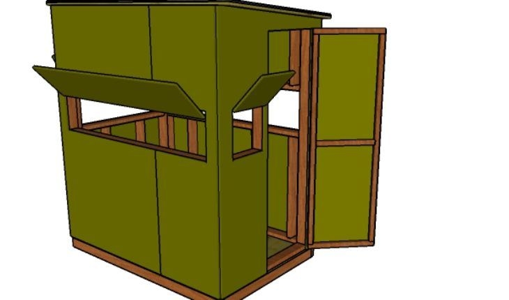 4x6 Shooting House Plans HowToSpecialist How To Build Step By Step 