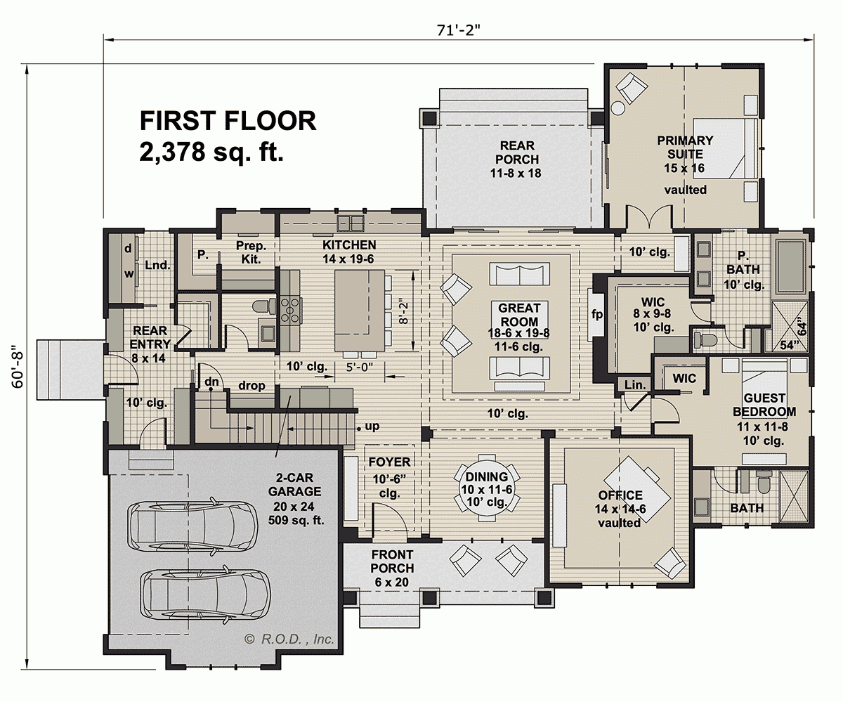 5 Bedroom 4 Bath House Plans