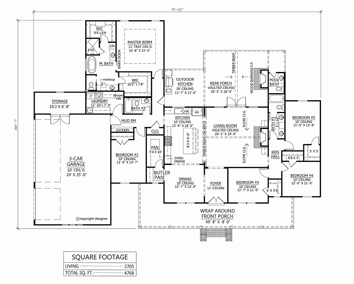 5 Bedroom House Plans With Double Garage Www myfamilyliving