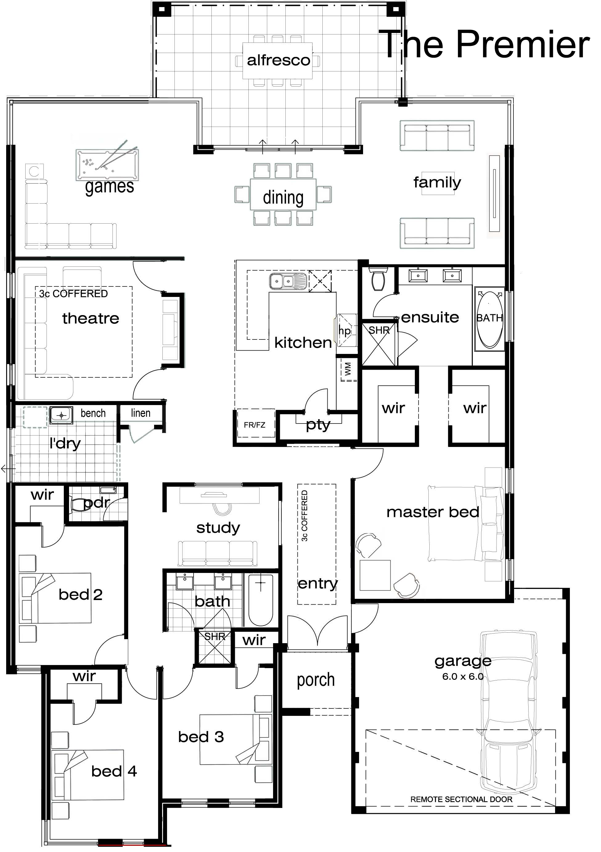 5 Bedroom Modern House Plans Single Story Elegant 5 Bedroom House Plans 