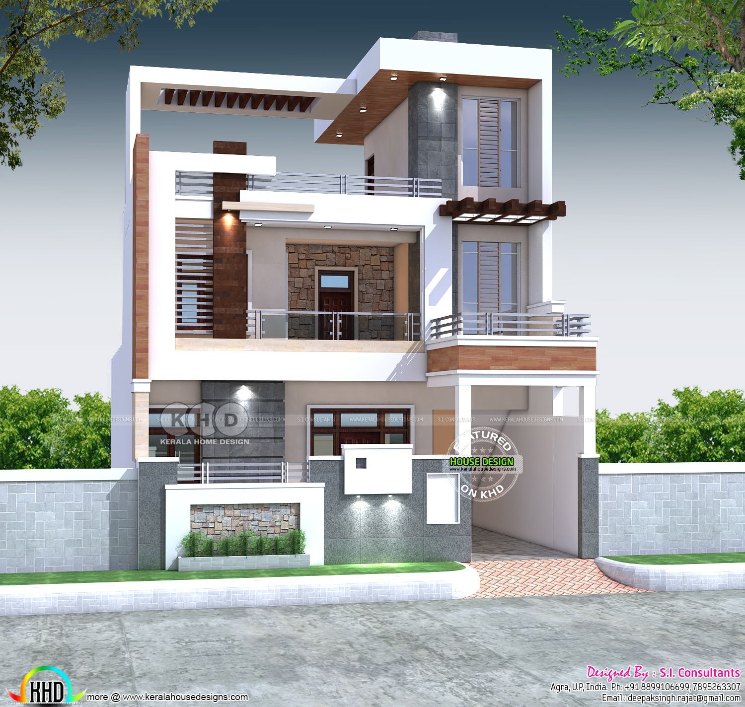 5 BHK 3000 Square Feet Modern Home Kerala Home Design And Floor Plans