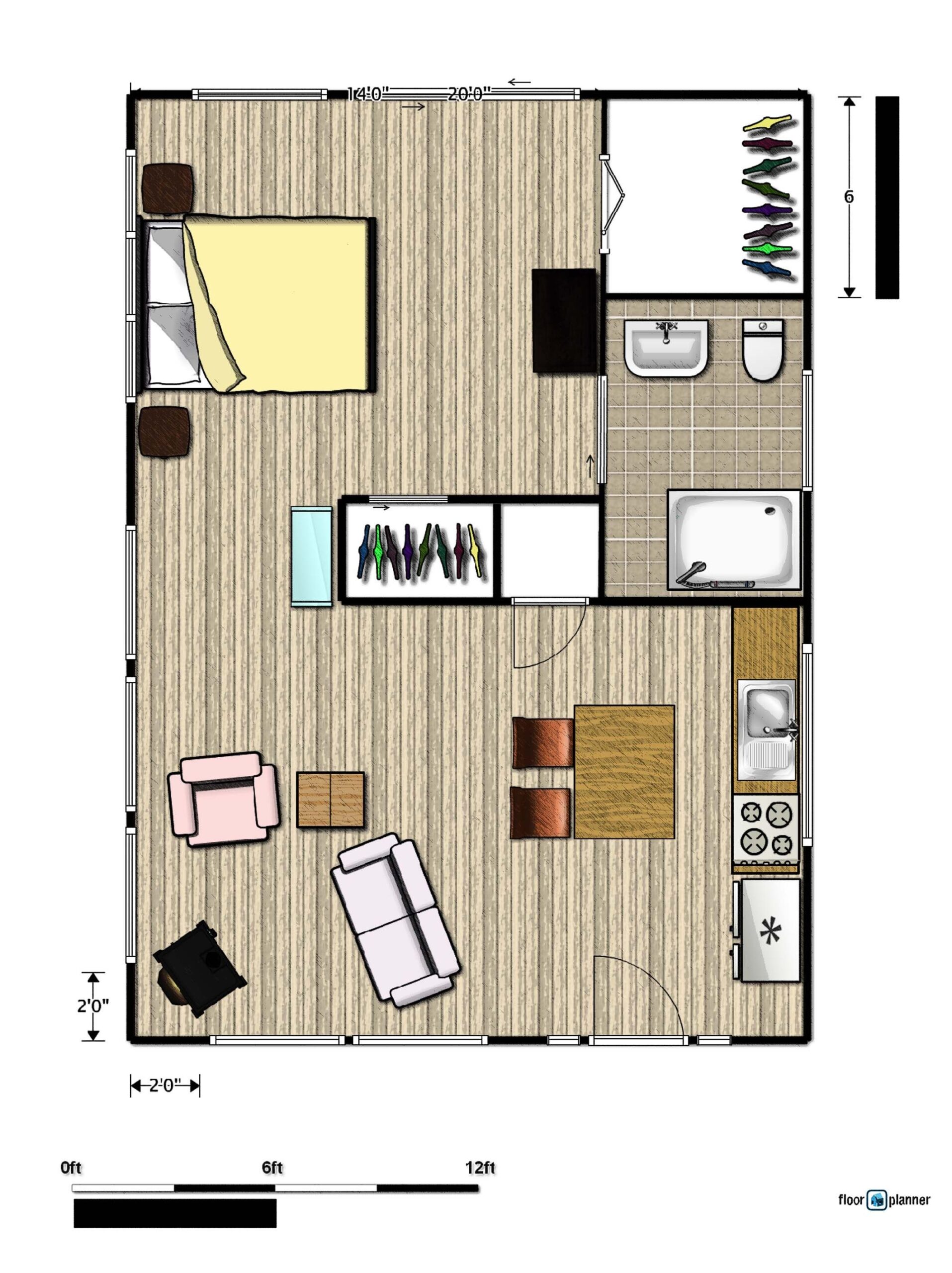 500 Square Foot Tiny House Plans