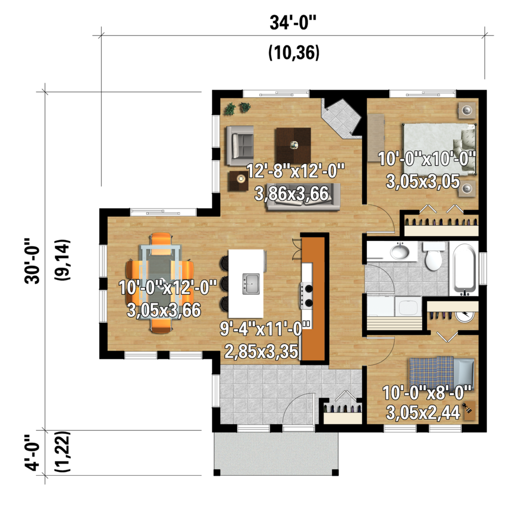 54 Stunning 850 Sq Ft House Plan And Elevation Not To Be Missed