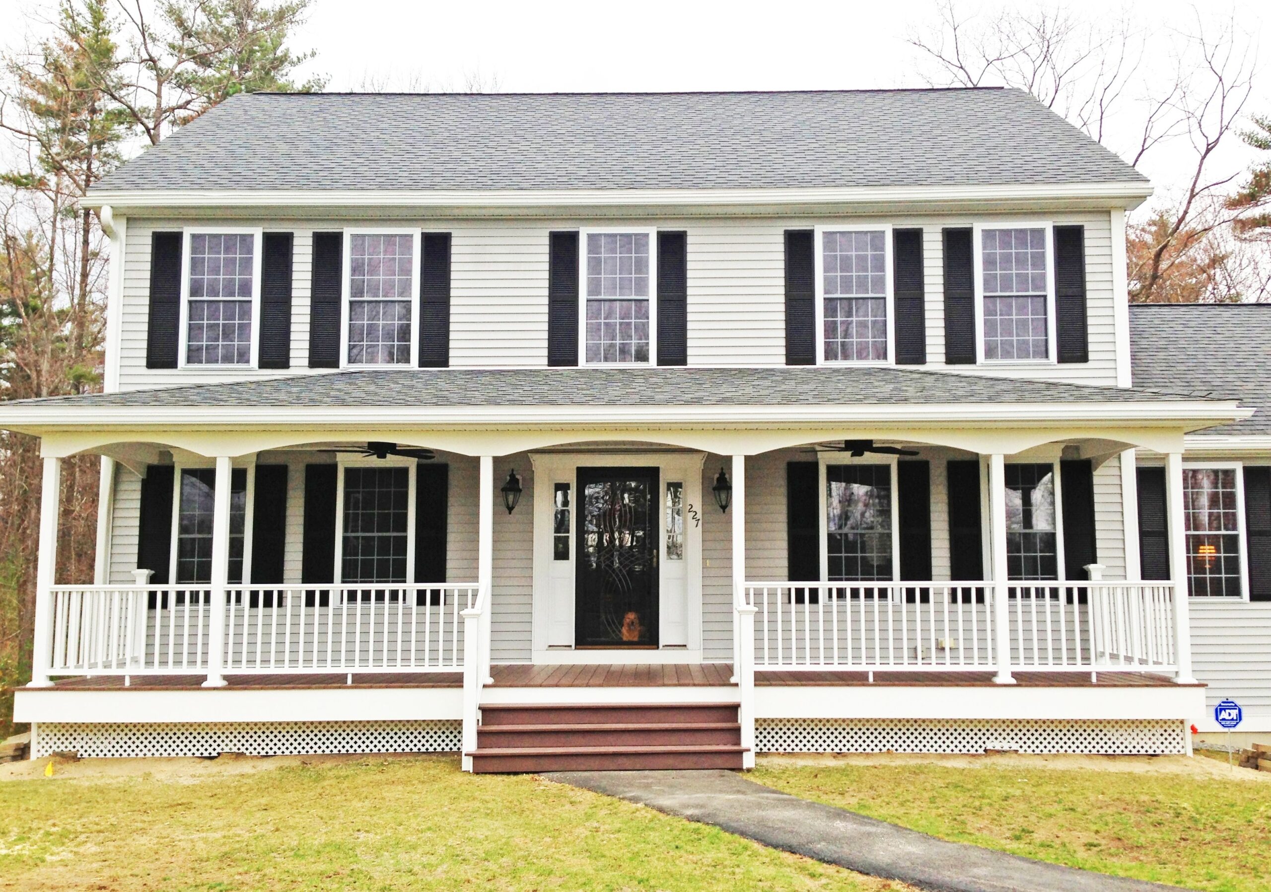 55 Inspiring Colonial With Front Porch House Plan With Many New Styles