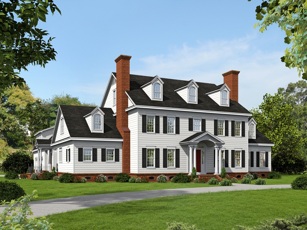 6 Bedrm 6858 Sq Ft Georgian House Plan 196 1023