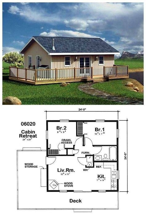 61 Awe inspiring 24x24 House Plan With Garage Trend Of The Year