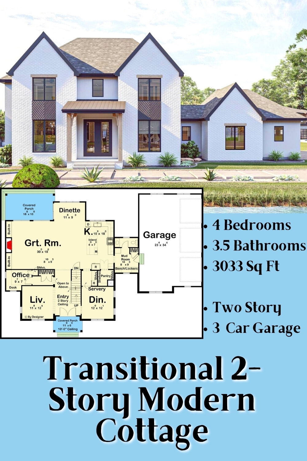 7 Best 4 Bedroom House Plans with Pictures