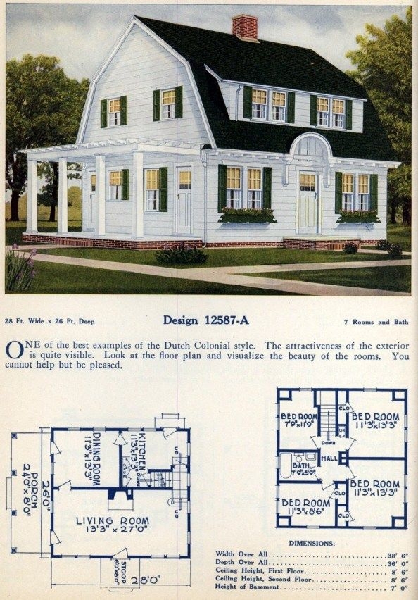 74 Beautiful Vintage Home Designs Floor Plans From The 1920s Click 