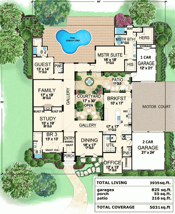 83 Captivating Adobe House Plan With Center Courtyard Voted By The 