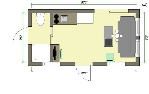 8x16 Floor Plan With Loft Tiny Container House Loft Floor Plans 